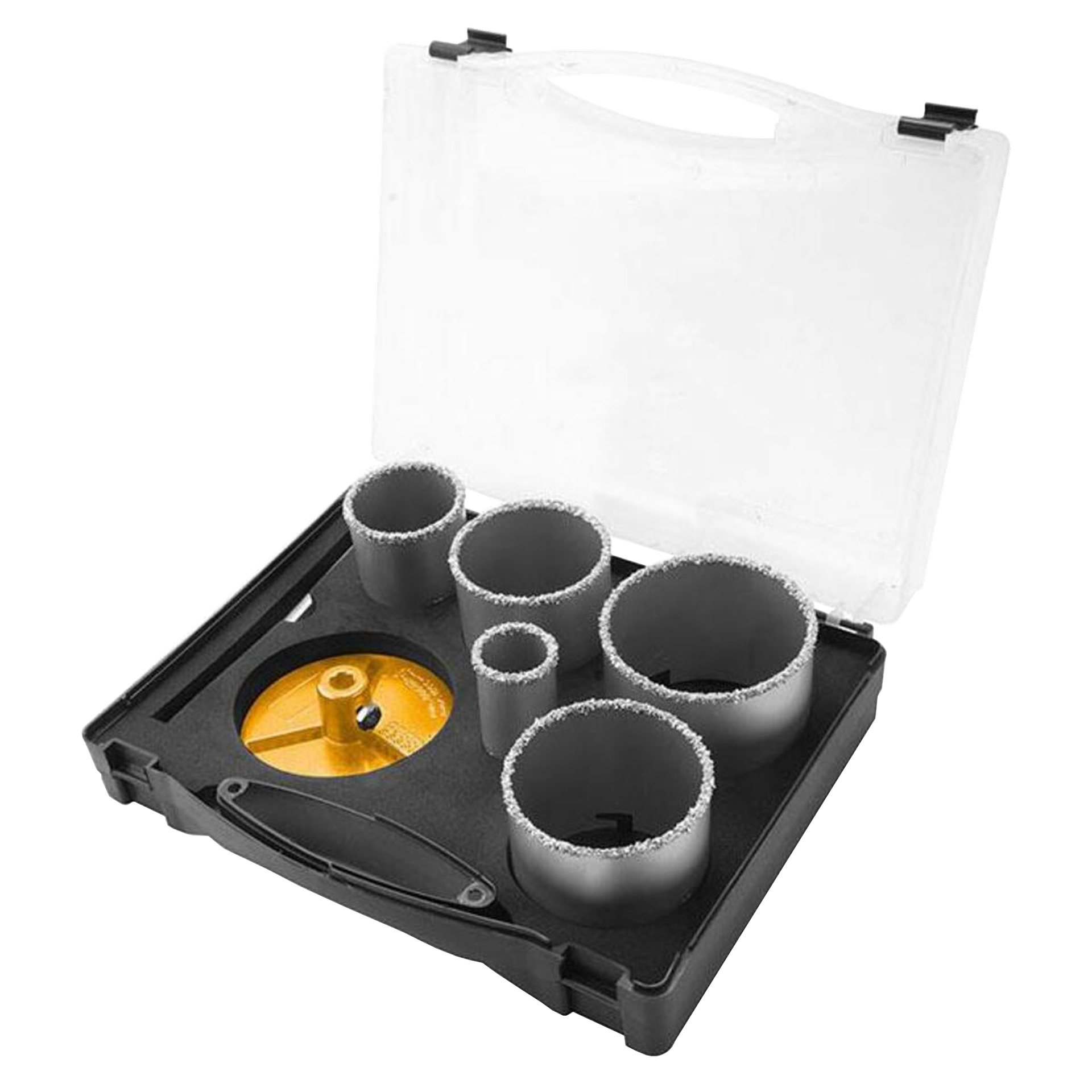 Tolsen Carbide Gritted Hole Saw Set 7pcs