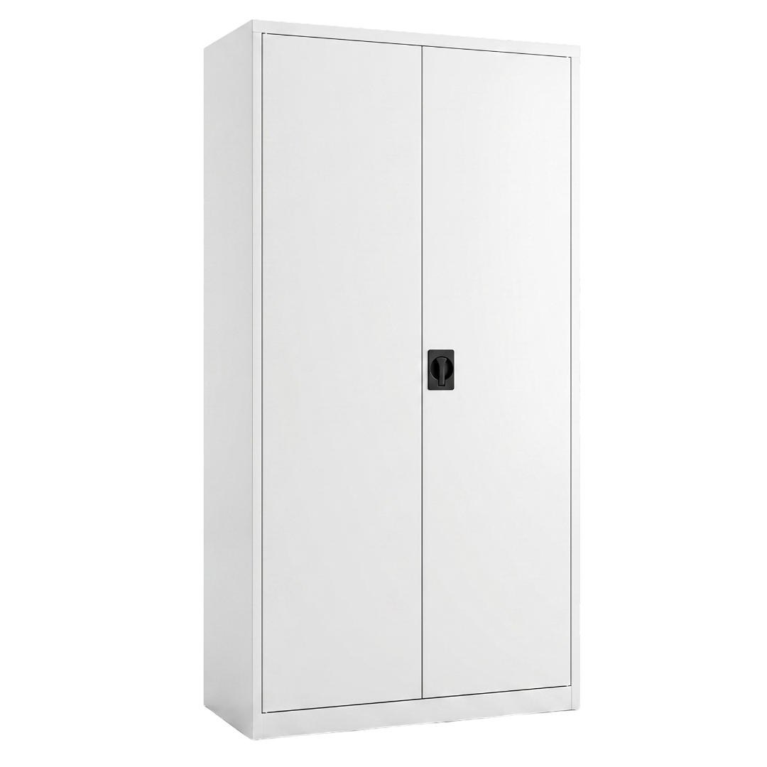 Godrej Metal Folding Full Height Cabinet 2 Door Seal Grey