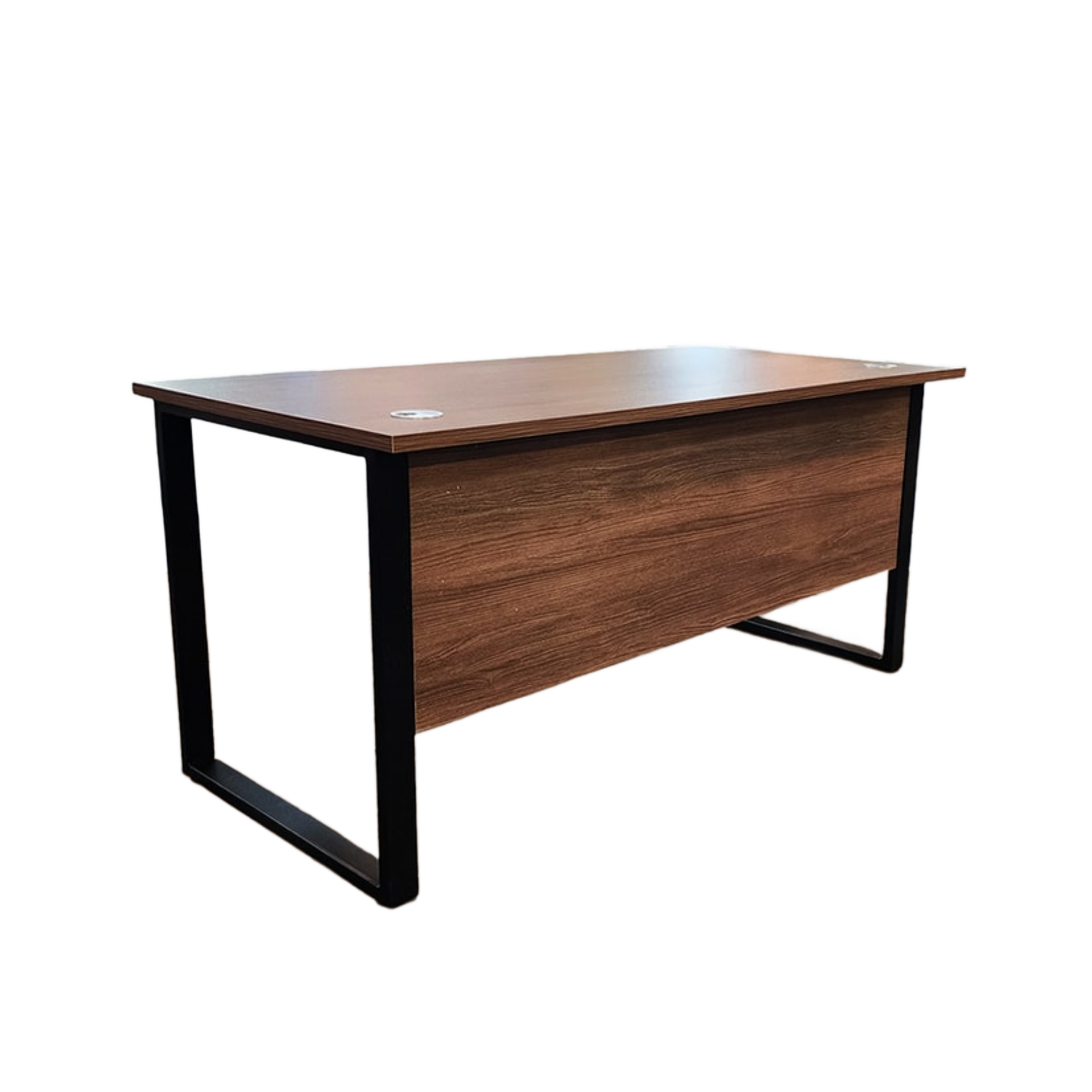 Wiltex Writing Table with Metal Legs L1600  x W600 x H750mm Walnut #FX-01-1675