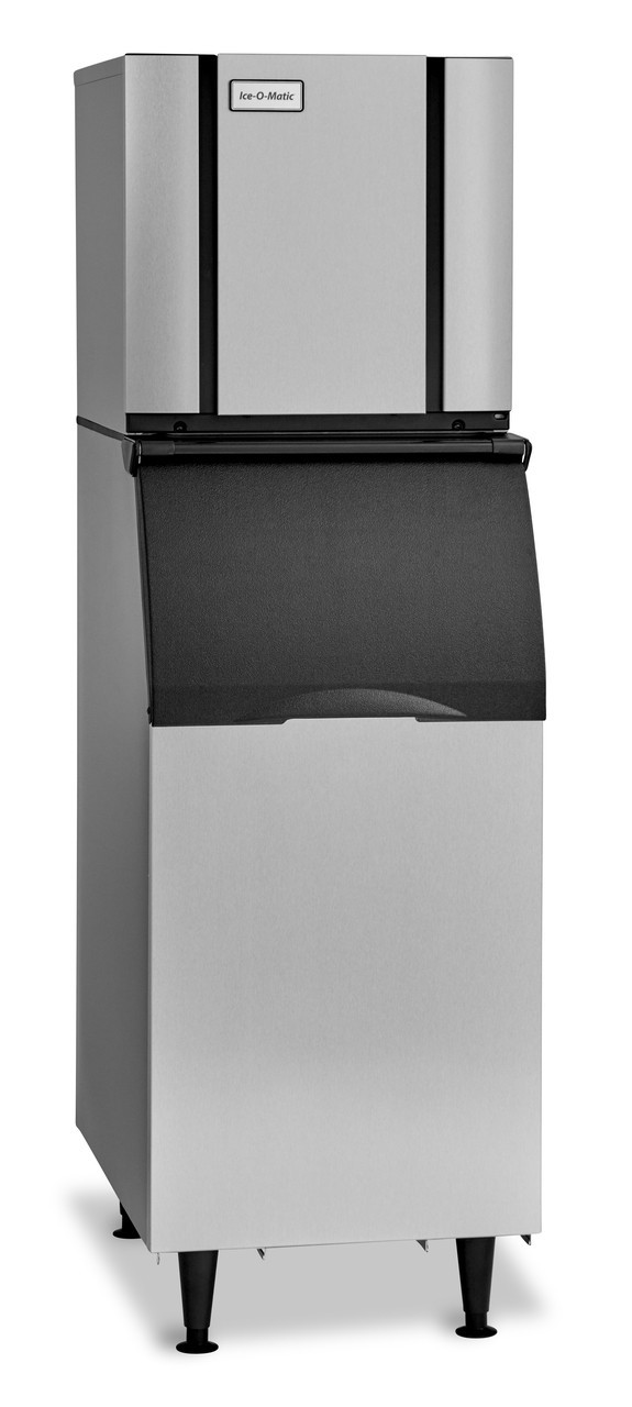 Ice-O-Matic Commercial Modular Full Cube Ice Makers 132kg with Storage Bin & Water Filter System