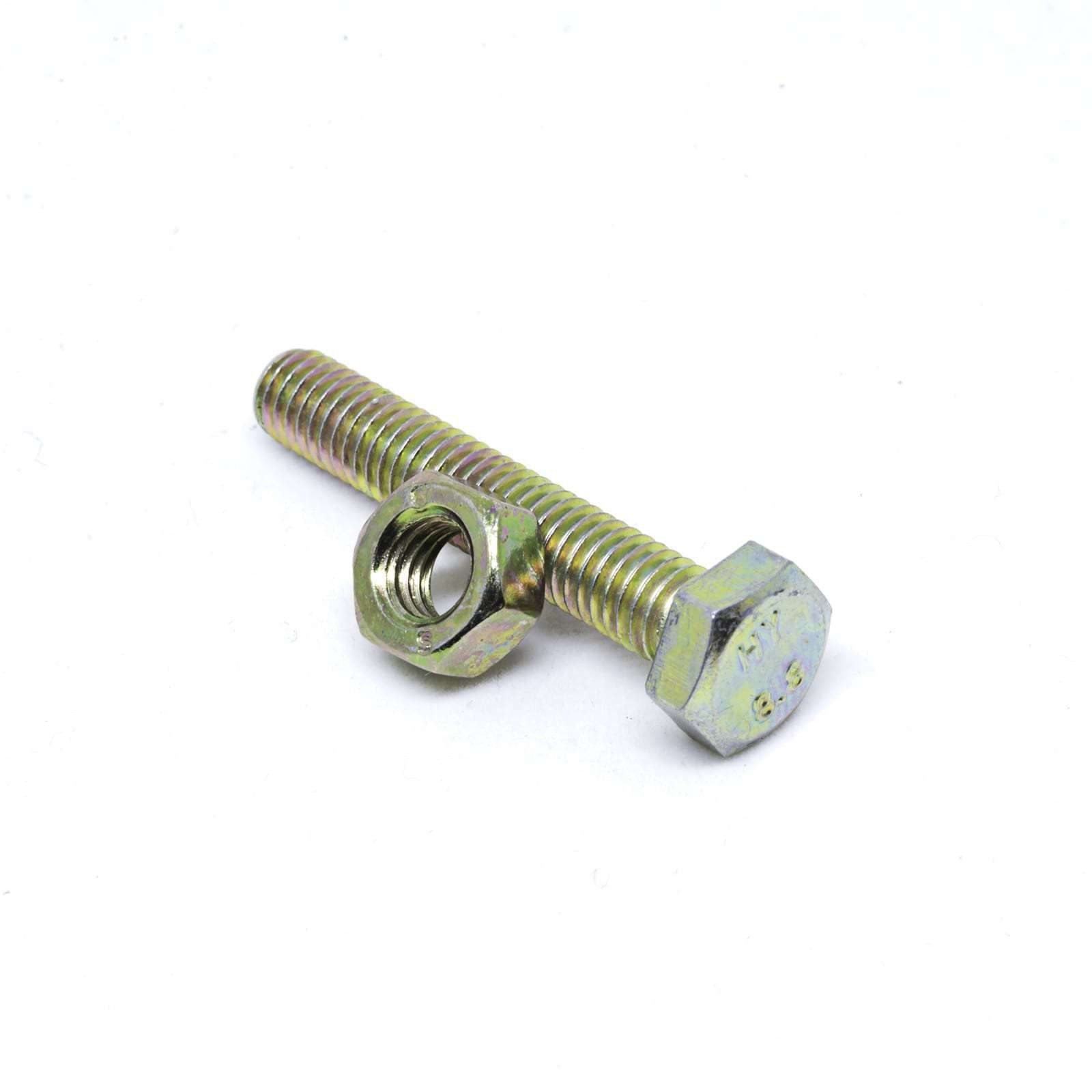 Bolt & Nut UNC H/T Black Hex M8 x 40