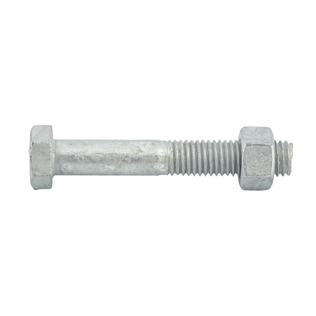 Bolt & Nut Galv Hex M12 x 75