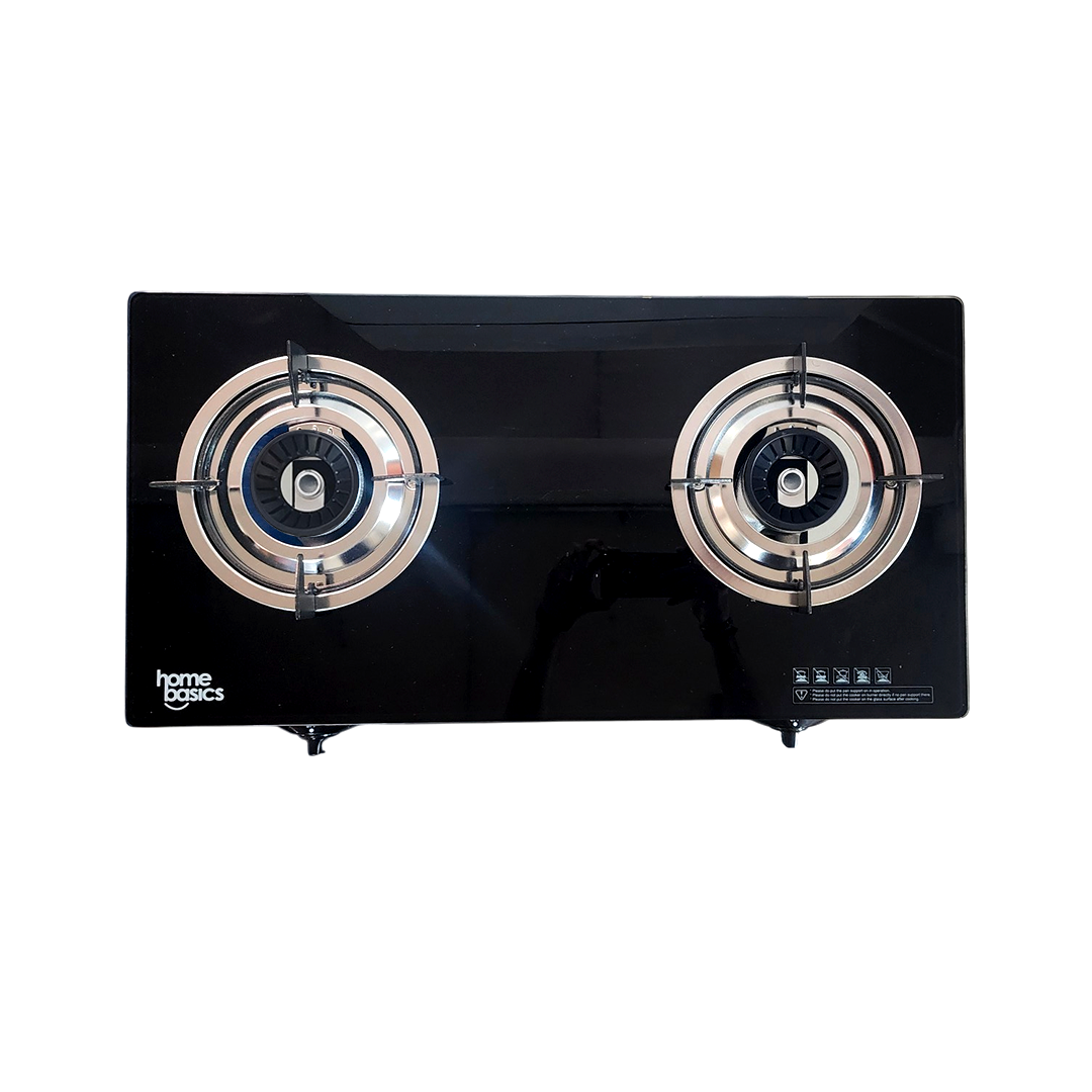 Home Basics Table Top 2B Gas Stove Glass Top 6mm