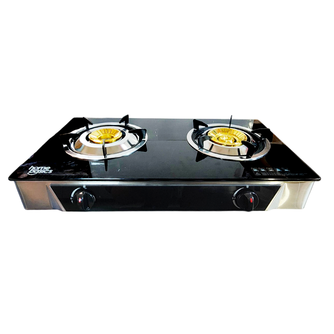 Home Basics Table Top 2B Gas Stove Glass Top 8mm
