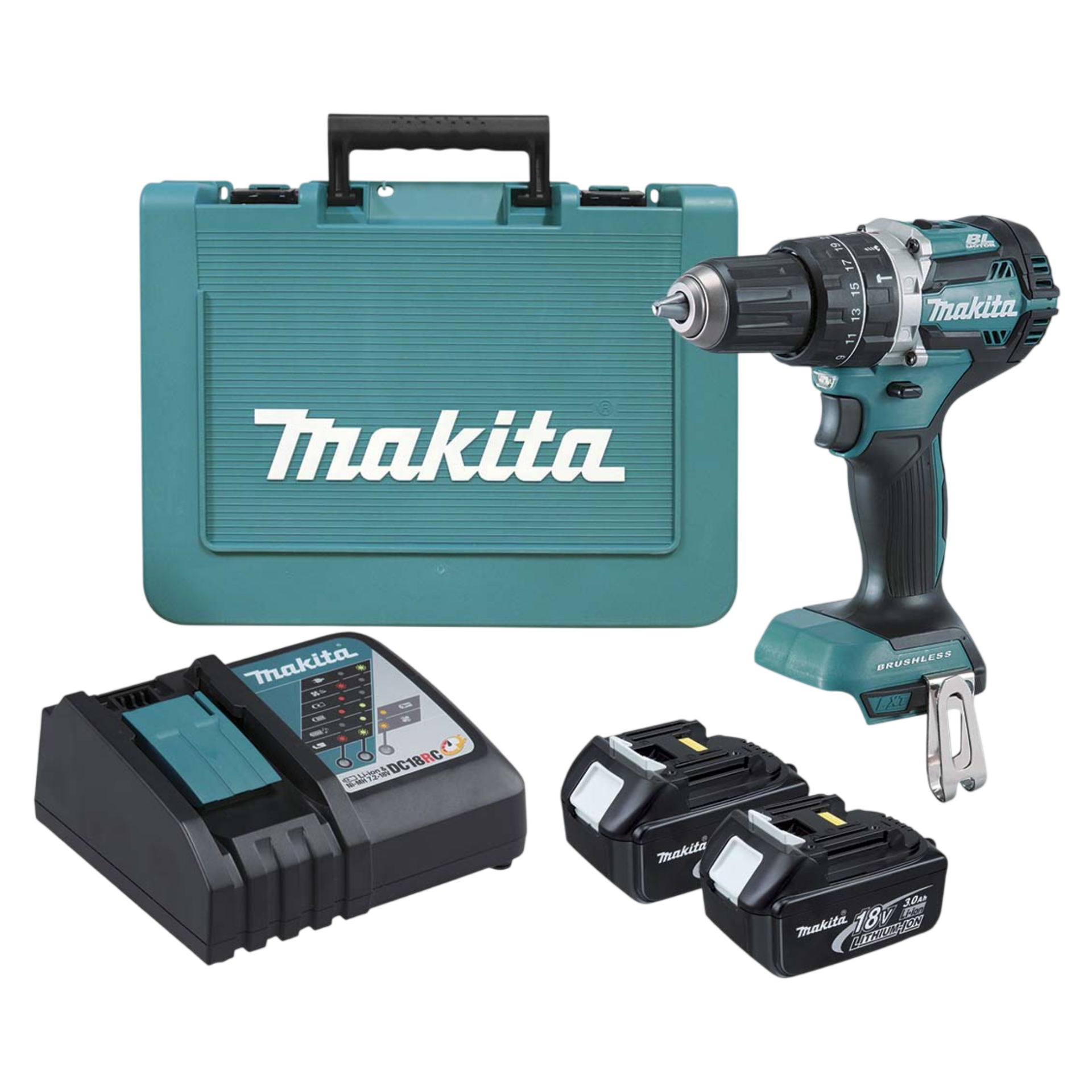 Makita Hammer Driver Drill Mobile 18V Brushless