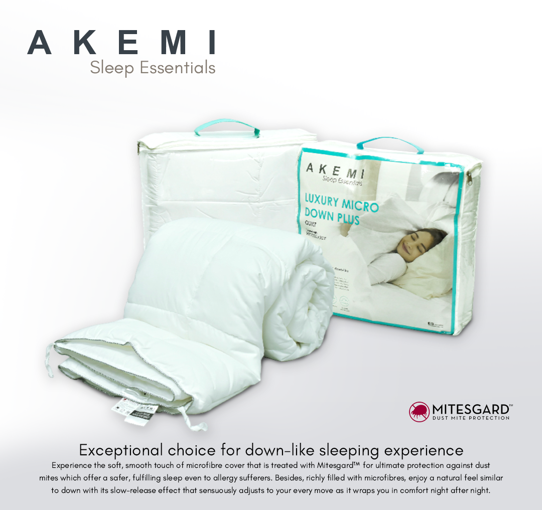 Akemi Sleep Essential Luxury Micro Down Plus Quilt Queen