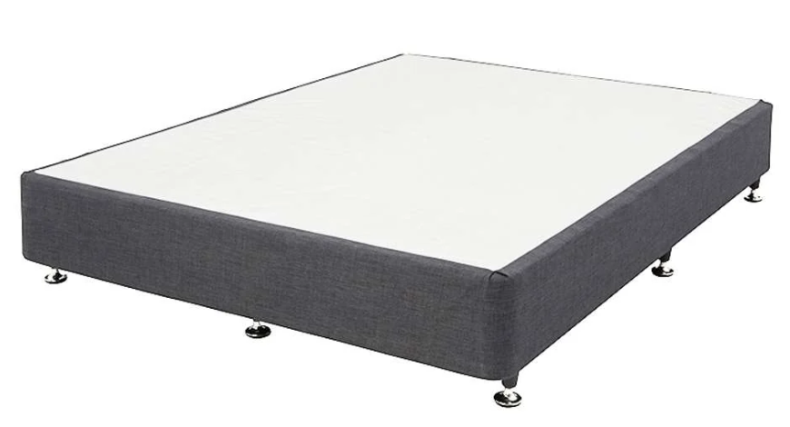 Sleepwell Double Bed Base L188 x W137 x H29cm Dark Grey J50