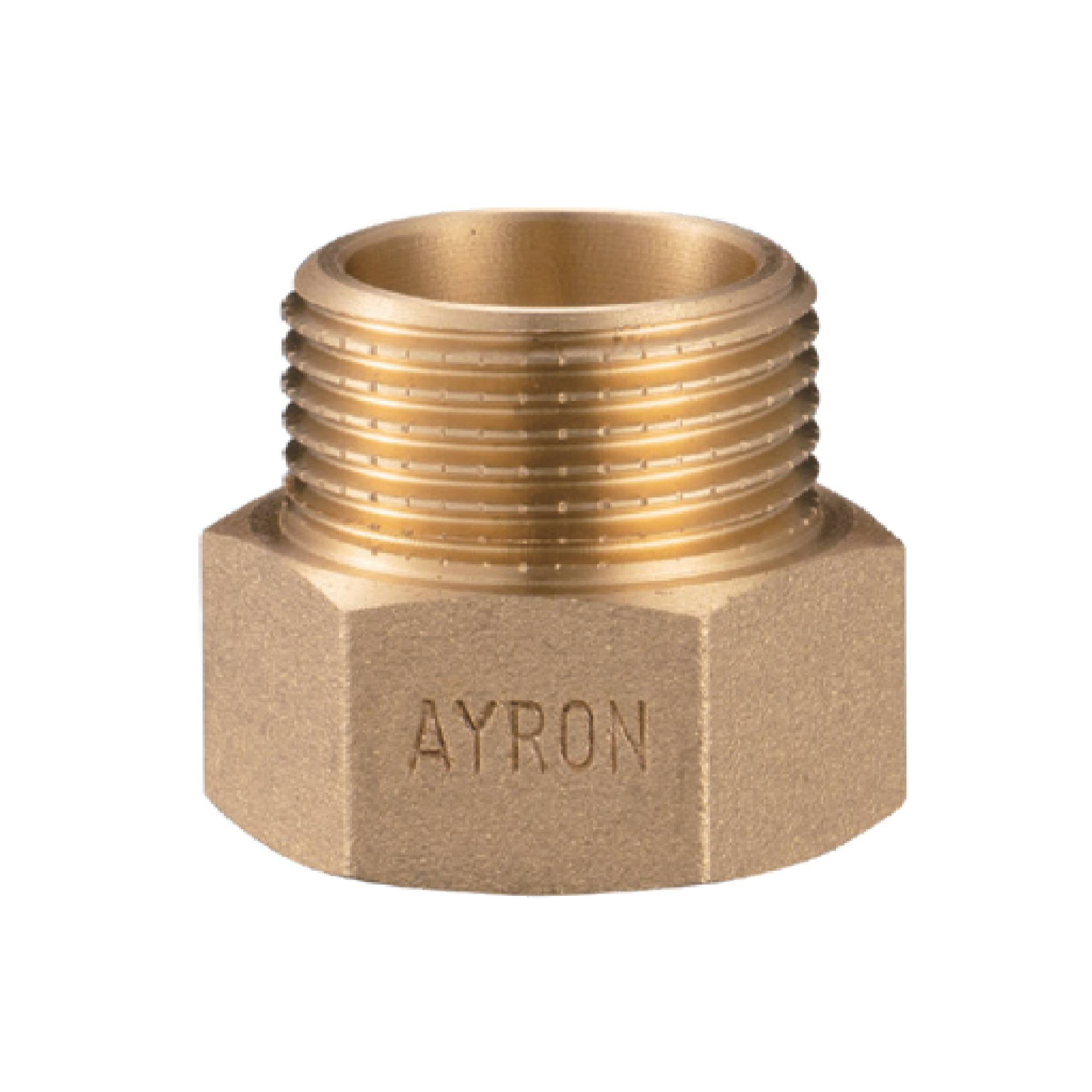 Ayron Brass Adaptor M/F 15 x 20mm
