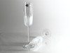 FLAMES flute champagne glass