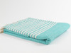 BASKET WEAVE Turkish Towel Turquoise