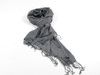 River Shawl Scarf Gray