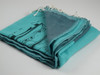 YELKEN Turkish Towel, Peshtemal, Petrolium-Turquoise