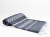 Classic Turkish Towel Peshtemal Navy