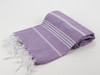 Classic Turkish Towel Peshtemal Purple