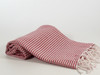 Mulberry Turkish Towel Peshtemal Red