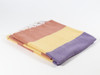 Carnival Turkish Towel Peshtemal Orange-Yellow-Purple