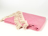 Diamond Round Turkish Towel, Peshtemal, Pink