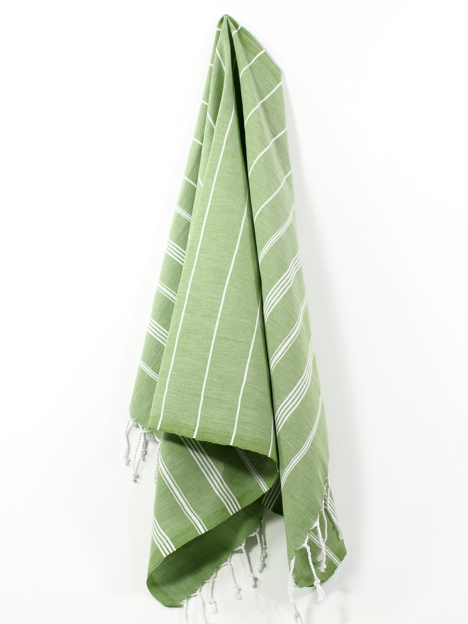 Classic Turkish Hand Towel, Tea Towel, Headwrap, Green panora