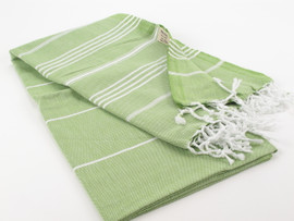 Classic Turkish Towel Peshtemal Green