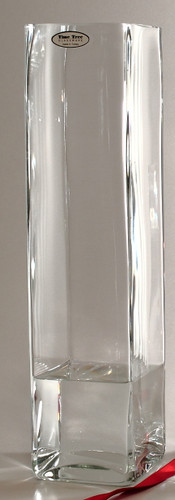 Time Tree Square Turkish Glass Vase H40cm 9cm x 9cm