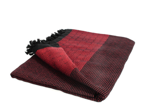 Diamond Double Throw, Blanket, Red