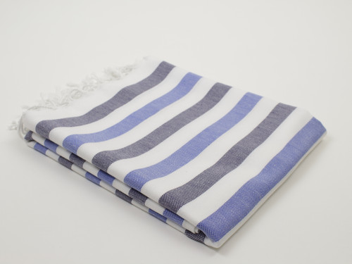 Dualis Turkish Towel Navy-Blue