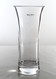 flared cylindric glass vase H28cm