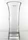 flared cylindric glass vase H28cm