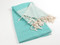 BASKET WEAVE Turkish Towel Turquoise