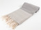 BASKET WEAVE Turkish Towel Gray