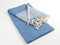 BASKET WEAVE Turkish Towel Royal Blue