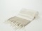 Herringbone Turkish Towel Peshtemal Beige