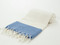 Herringbone Turkish Towel Peshtemal Royal Blue