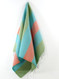 Carnival Turkish Hand Towel, Green-Turquoise-Orange