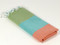 Carnival Turkish Hand Towel, Green-Turquoise-Orange