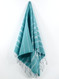Classic Kids Size Turkish Towel, Hand Towel, Turquoise