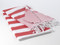 Coral Turkish Towel, Peshtemal, Red