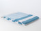 Coral Turkish Towel, Peshtemal, Turquoise