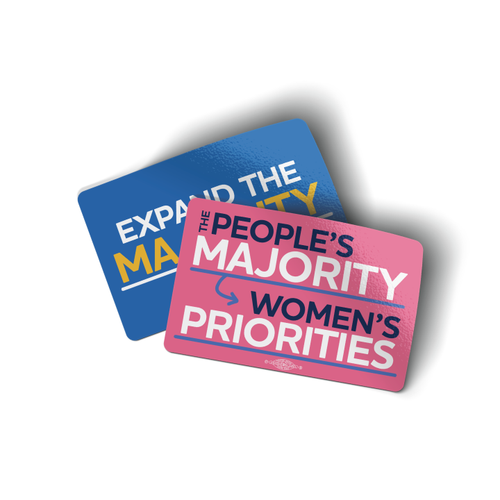 Women's Priorities Combo (4" x 2.5" Vinyl Sticker -- Pack of Two!) Women's Priorities Combo (4" x 2.5" Vinyl Sticker -- Pack of Two!)