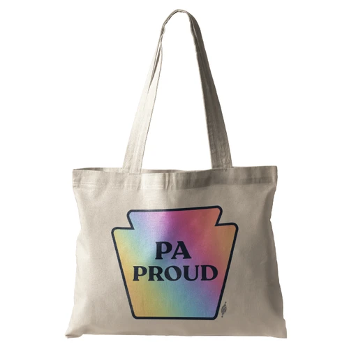 PA Proud - Rainbow (Natural Canvas Tote)