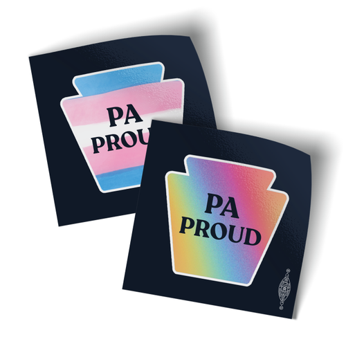 PA Proud Set (Vinyl Stickers -- Combo Pack of Two!)