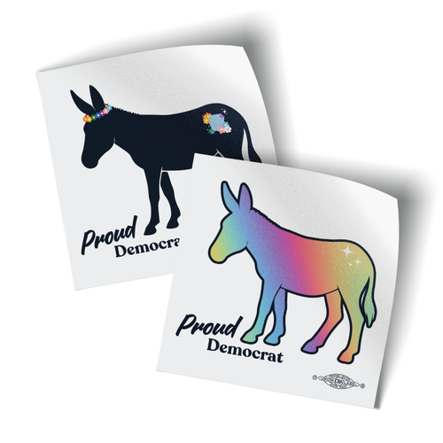 Pride Donkey Set (Vinyl Stickers -- Combo Pack of Two!)