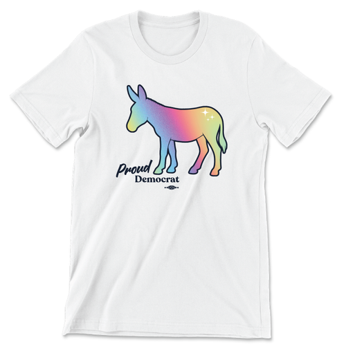 Pride Donkey (Unisex White Tee)