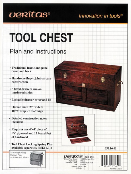 Veritas werktekening: Tool Chest