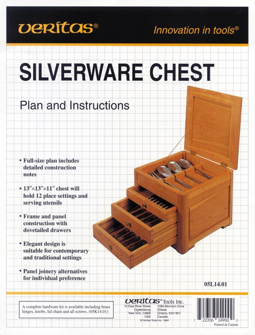 Veritas werktekening: Silverware Chest