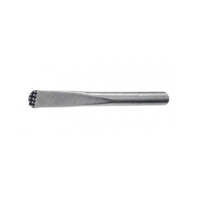 Pfeil stempel halfrond met wafelmotief