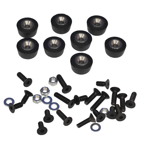 Oneway set buttons voor klauwen