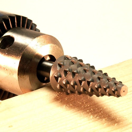 Corradi stiftrasp spits grof Ø 5-15 x 30 mm