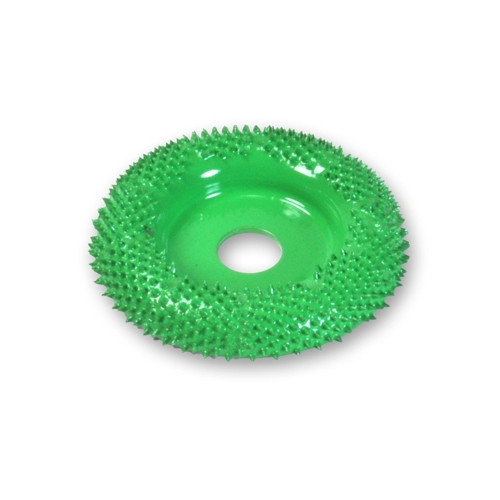 Saburrtooth schijfrasp Ø 50 mm rond groen/grof