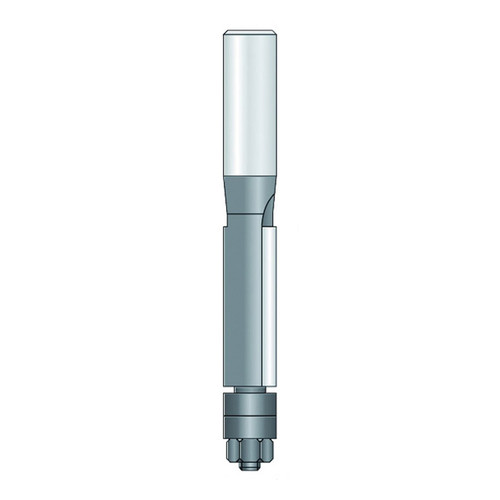 Hm 239-12 kantfrees Ø 12,7 x 38,1 mm met 2 onderlagers (schacht 12 mm)